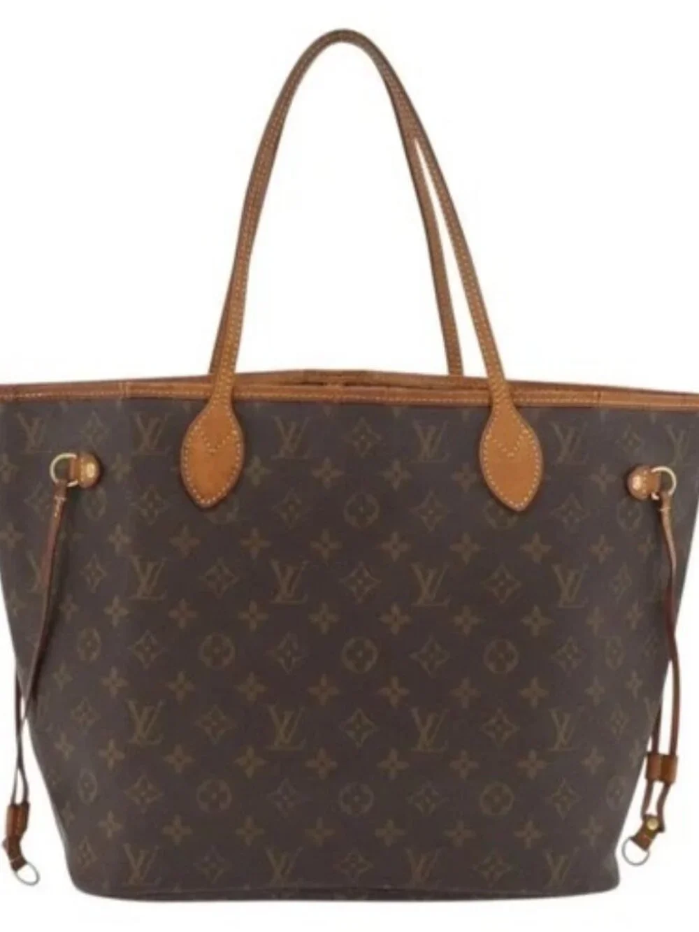 LOUIS VUITTON Monogram Neverfull MM Tote Bag M40156 LV Auth ka3917